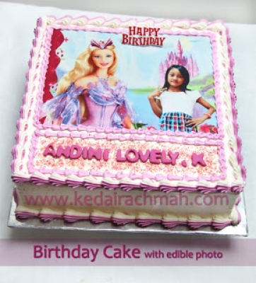large2 Birthday Cake with edible photos